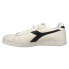 Фото #3 товара Diadora Game L Low Waxed Lace Up Mens Black, Off White Sneakers Casual Shoes 16