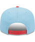 Фото #2 товара Men's Light Blue, Red Las Vegas Raiders Two-Tone Color Pack 9FIFTY Snapback Hat