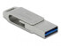 Фото #7 товара Delock 54075 - 64 GB - USB Type-A / USB Type-C - 3.2 Gen 1 (3.1 Gen 1) - 100 MB/s - Swivel - Silver