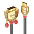 Фото #1 товара Lindy 5m HDMI to DVI Cable - Gold Line - 5 m - HDMI Type A (Standard) - DVI-D - Male - Male - Gold