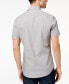 Men's Solid Stretch Button-Front Shirt