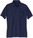 Фото #1 товара River's End Ezcare Sport Short Sleeve Polo Shirt Mens Blue Casual 3602P-NY