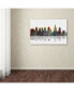 Фото #2 товара Marlene Watson 'Philadelphia Pennsylvania Skyline' Canvas Art - 22" x 32"