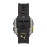 PUMA Men Remix Polyurethane Watch, Color: Black/Yellow (Model: P5024)