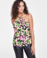 Фото #1 товара Women's Sleeveless Chain-Neck Blouse, Created for Macy's