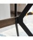 Фото #7 товара MDF Dining Table with Black Metal Legs