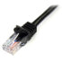 Фото #3 товара StarTech.com Cat5e Patch Cable with Snagless RJ45 Connectors - 2m - Black - 2 m - Cat5e - U/UTP (UTP) - RJ-45 - RJ-45