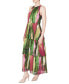 ფოტო #3 პროდუქტის Women's Printed Sleeveless Tiered Maxi Dress
