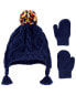 Фото #3 товара Baby 2-Pack Trapper Hat & Mittens Set 0-9M