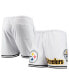 Фото #3 товара Men's White, Black Pittsburgh Steelers Mesh Shorts