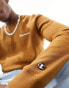 Champion crew neck sweat in brown