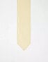 Фото #1 товара ASOS DESIGN slim tie in pastel yellow