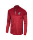 Men's Crimson Washington State Cougars Positraction Lightweight Quarter-Zip Windshirt