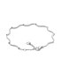 ფოტო #2 პროდუქტის Women's Essential Waves Stainless Steel Chain Bracelet