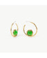 ფოტო #1 პროდუქტის Mpira Glass Hoop Earring