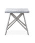 Фото #2 товара Coral Carrara Marble End Table