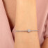 Shimmering Steel Bracelet Four Leaf Clover LPS05AQC04