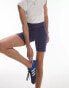 Фото #1 товара Topshop skinny rib legging short in blue