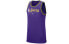 Мужская футболка Nike NBA DRI-FIT Лос-Анджелес Лейкерс пурпурная BQ9344-504 M - фото #1