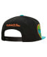 Фото #3 товара Men's Black, Teal New York Yankees Citrus Cooler Snapback Hat