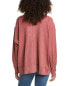 Фото #2 товара Free The Roses Waffle Knit Pullover Women's Pink M