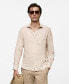 ფოტო #1 პროდუქტის Men's Linen Slim Fit Shirt