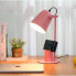 Фото #2 товара Настольная лампа декоративная iTotal COLORFUL Розовая Металлическая 35 см