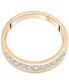 ფოტო #2 პროდუქტის Diamond Scatter Band (1/4 ct. t.w.) in Gold Vermeil, Created for Macy's