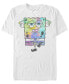 Фото #1 товара Men's Watercolor Bob Short Sleeve Crew T-shirt