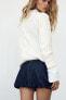 TRF DENIM BALLOON SKIRT