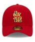 Фото #3 товара Men's Red St. Louis Cardinals 2023 MLB World Tour: London Series Flag Fill 39THIRTY Flex Hat