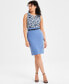 Фото #1 товара Women's Belted High-Waisted Pencil Skirt