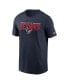 Фото #2 товара Men's Navy Houston Texans Muscle T-shirt