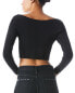 Фото #2 товара Alice + Olivia Sharee 2-Way Cropped Pullover Women's