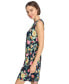 Фото #4 товара Women's Floral-Print Round-Neck Dress