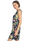 ფოტო #4 პროდუქტის Women's Floral-Print Round-Neck Dress