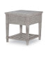 Фото #3 товара Belhaven 1 Drawer End Table in Weathered Plank Finish Wood