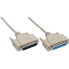 Фото #2 товара InLine serial cable molded DB25 male / female direct grey 5m