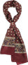 SCAMODA ® Fine Men's Scarf with Extravagant Pattern, Lightweight Quality, Slim Scarf - Made in Italy