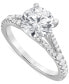 ფოტო #1 პროდუქტის Certified Lab Grown Diamond Split Shank Engagement Ring (2-1/3 ct. t.w.) in 14k Gold