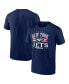 Фото #1 товара Men's Navy New York Jets Americana T-Shirt