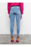 Фото #15 товара LCW Jeans Yüksek Bel Süper Skinny Fit Düz Cep Detaylı Kadın Rodeo Jean Pantolon