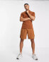 Фото #4 товара VAI21 woven short co-ord in brown