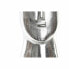 Vase DKD Home Decor Face Silver Aluminium Modern (17 x 16 x 36 cm)