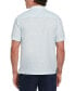 ფოტო #2 პროდუქტის Men's Short Sleeve Button-Front Herringbone Panel Shirt