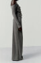 Фото #5 товара Струящиеся брюки из рельефной ткани с широкими штанинами ZARA