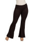 ფოტო #7 პროდუქტის Black Bell Bottom Foldover Waist Sweatpants