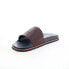 Фото #4 товара Robert Graham Adrift RG5630F Mens Brown Leather Slip On Slides Sandals Shoes 12