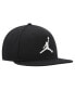 ფოტო #3 პროდუქტის Men's Black Pro Jumpman Snapback Hat