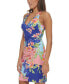 Women's Printed V-Neck Sleeveless Dress